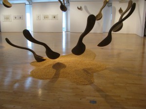 Mixed media installation