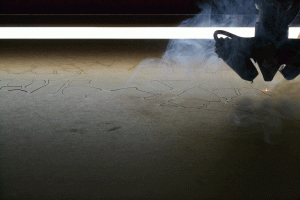 Experimenting with laser cutting one of several  new techniques and technologies I am experiencing here at my Bemis Residency